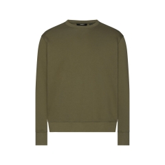 Sweat-shirt de travail coton recyclé coupe regular Kaki – Dassy FIBRE