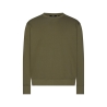 Sweat-shirt de travail coton recyclé coupe regular Kaki – Dassy FIBRE