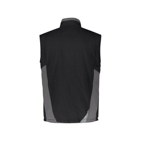 Gilet hiver softshell triple couche stretch multipoches Noir/gris anthracite – Dassy Fusion
