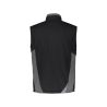 Gilet hiver softshell triple couche stretch multipoches Noir/gris anthracite – Dassy Fusion