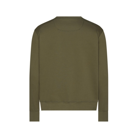 Sweat-shirt de travail coton recyclé coupe regular Kaki – Dassy FIBRE