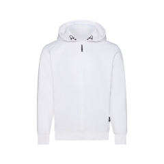 Sweat-shirt à capuche de travail zippé 300 g/m² Blanc – Dassy GRID