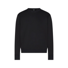 Sweat-shirt de travail coton recyclé coupe regular Noir – Dassy FIBRE