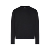 Sweat-shirt de travail coton recyclé coupe regular Noir – Dassy FIBRE
