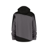 Veste softshell triple couche bicolore avec capuche amovible Gris ciment/noir – Dassy Jakarta