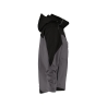 Veste softshell triple couche bicolore avec capuche amovible Gris ciment/noir – Dassy Jakarta