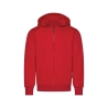 Sweat-shirt à capuche de travail zippé 300 g/m² Rouge – Dassy GRID