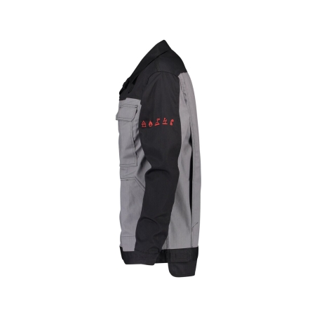 Veste de travail multinormes antistatique arc électrique FR Gris graphite/noir – Dassy Kiel