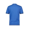 T-shirt de travail manches courtes col rond stretch coton Bleu azur/gris anthracite – Dassy Kinetic