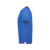 T-shirt de travail manches courtes col rond stretch coton Bleu azur/gris anthracite – Dassy Kinetic