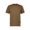 T-shirt de travail manches courtes col rond stretch coton Camel/gris anthracite – Dassy Kinetic