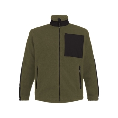 Veste polaire de travail zippée regular fit Kaki/noir – Dassy HAVEN