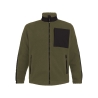 Veste polaire de travail zippée regular fit Kaki/noir – Dassy HAVEN