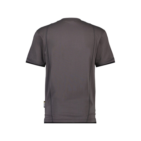 T-shirt de travail manches courtes col rond stretch coton Gris anthracite/noir – Dassy Kinetic
