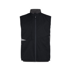Gilet hiver softshell triple couche stretch imperméable Noir/gris – Dassy Fusion Next