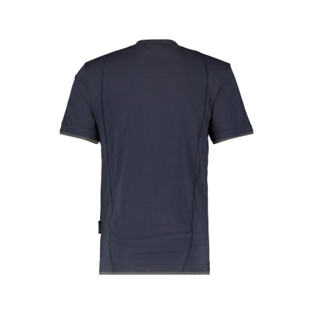 T-shirt de travail manches courtes col rond stretch coton Bleu nuit/gris anthracite – Dassy Kinetic