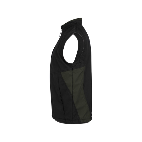 Gilet hiver softshell triple couche stretch imperméable Noir/gris – Dassy Fusion Next