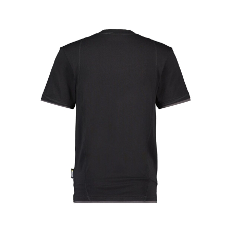 T-shirt de travail manches courtes col rond stretch coton Noir/gris anthracite – Dassy Kinetic