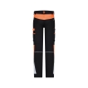 Pantalon de travail stretch 4 voies multipoches ajusté Noir/orange – Dassy Hong Kong