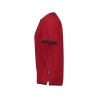 T-shirt de travail manches courtes col rond stretch coton Rouge/noir – Dassy Kinetic