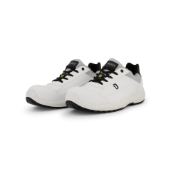 Chaussure de sécurité basse S3S ESD sans métal microfibre Blanc – Dassy Horus S3S FO SR ESD