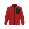 Veste polaire de travail zippée regular fit Rouge/noir – Dassy HAVEN