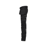 Pantalon de travail stretch multipoches slim fit 4-way Noir – Dassy Matrix