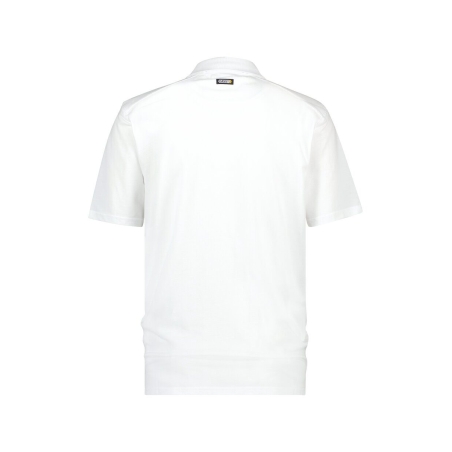 Polo de travail lavage industriel coton polyester piqué Blanc – Dassy Hugo