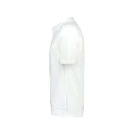Polo de travail lavage industriel coton polyester piqué Blanc – Dassy Hugo