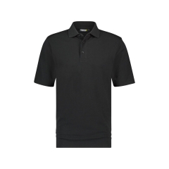 Polo de travail lavage industriel coton polyester piqué Noir – Dassy Hugo
