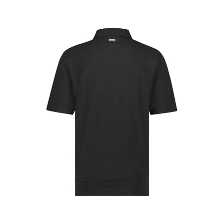Polo de travail lavage industriel coton polyester piqué Noir – Dassy Hugo