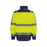 Veste hiver haute visibilité imperméable classe 3 matelassée Jaune fluo/marine – Dassy Lima