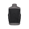 Gilet hiver bicolore multipoches doublure polaire Noir/gris ciment – Dassy Hulst