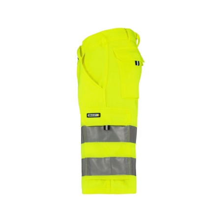 Bermuda de travail haute visibilité classe 2 multipoches Jaune fluo – Dassy Idaho