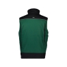 Gilet hiver bicolore multipoches doublure polaire Vert/noir – Dassy Hulst