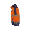 Veste hiver haute visibilité imperméable classe 3 matelassée Orange fluo/marine – Dassy Lima