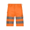 Bermuda de travail haute visibilité classe 2 multipoches Orange fluo – Dassy Idaho