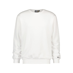 Sweat-shirt de travail col rond manches longues 290 g/m² Blanc – Dassy Lionel