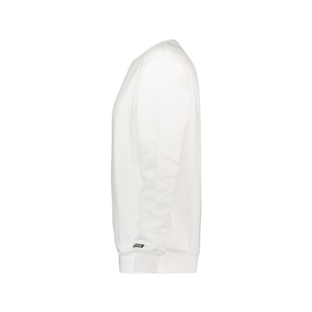 Sweat-shirt de travail col rond manches longues 290 g/m² Blanc – Dassy Lionel