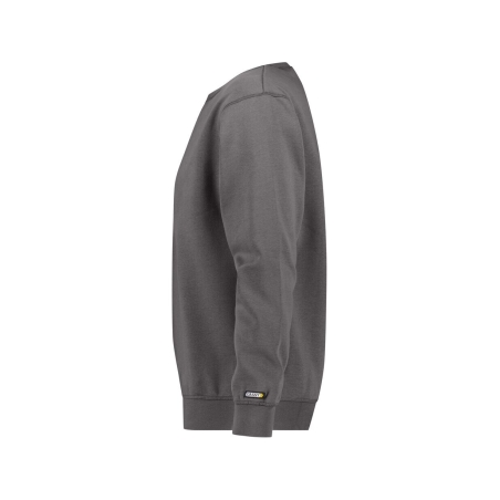 Sweat-shirt de travail col rond manches longues 290 g/m² Gris ciment – Dassy Lionel