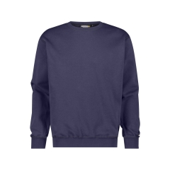 Sweat-shirt de travail col rond manches longues 290 g/m² Marine – Dassy Lionel