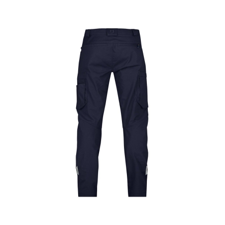 Pantalon de travail stretch multipoches entrejambe long Bleu nuit coupe longue – Dassy Jasper