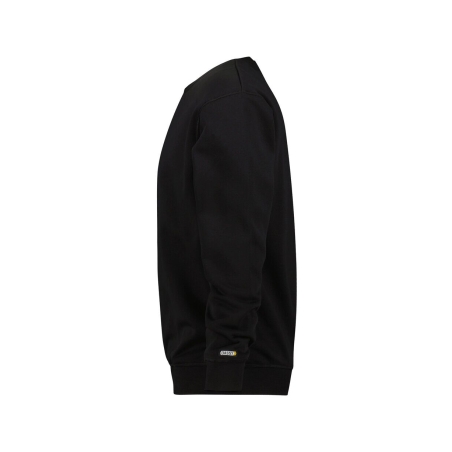 Sweat-shirt de travail col rond manches longues 290 g/m² Noir – Dassy Lionel