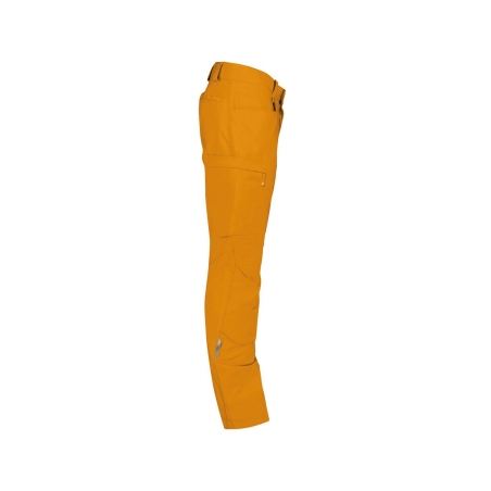 Pantalon de travail stretch multipoches entrejambe long Jaune tournesol coupe courte – Dassy Jasper