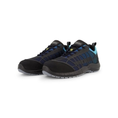 Chaussure de sécurité basse S3 composite sans métal ESD Bleu azur/noir – Dassy Nox S3