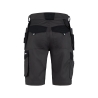Bermuda de travail multipoches stretch 2-way Gris/noir – Dassy Kuma Flex