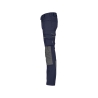 Pantalon de travail stretch multipoches slim fit genouillères Bleu nuit/gris anthracite – Dassy Impax