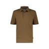 Polo de travail manches courtes coton piqué 220 g/m² Camel/gris anthracite – Dassy Orbital