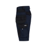 Bermuda de travail multipoches stretch 2-way Marine/noir – Dassy Kuma Flex