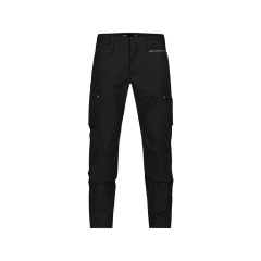 Pantalon de travail stretch multipoches entrejambe long Noir coupe courte – Dassy Jasper